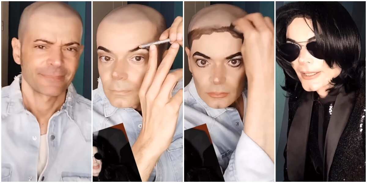 Video Stirs Emotions as Man Transforms to Michael Jackson Using Makeup