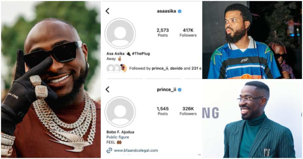 Davido's lawyer and manager also delete their profile photos.
