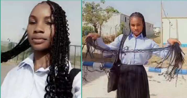 Military university cuts female student's braids over long length