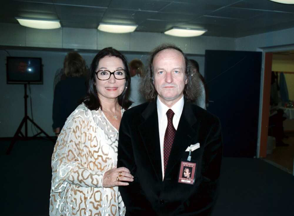 André Chapelle et sa femme Nana Mouskouri André Chapelle et sa femme Nana Mouskouri