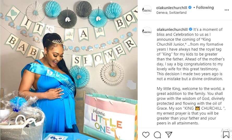 Rosy Meurer welcomes first child with hubby Olakunle Churchill