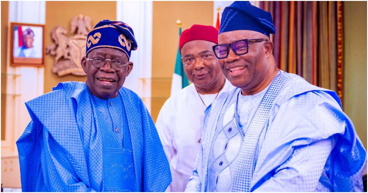 Photos, Details Emerge As Tinubu Receives Akpabio, Hope Uzodimma In Aso ...