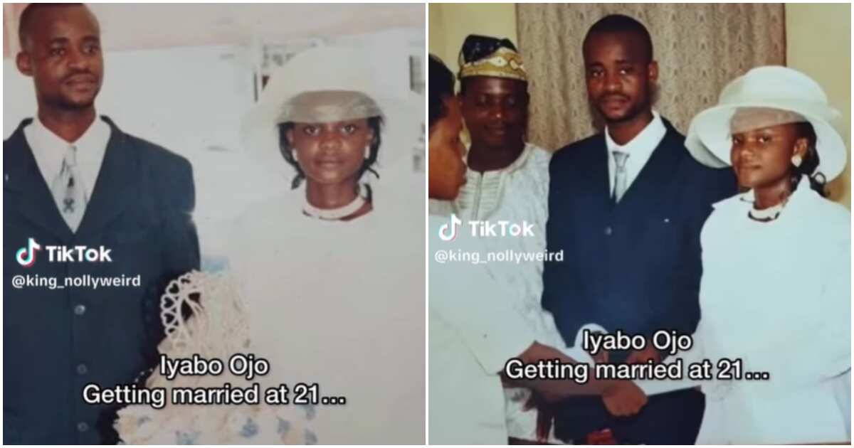 You won't believe this resurfaced video from Iyabo Ojo's wedding day as she got married at age 21