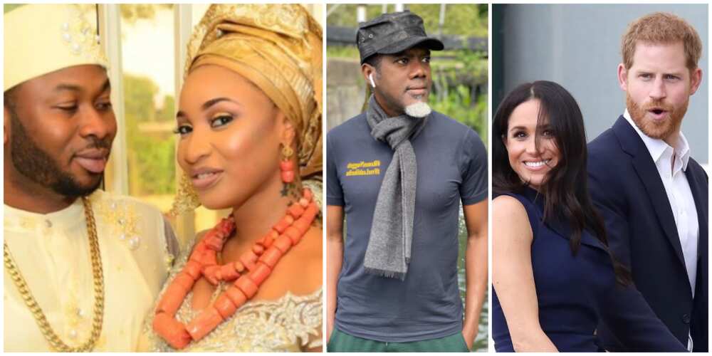 Reno Omokri, Tonto Dikeh, Meghan Markle and Prince Harry