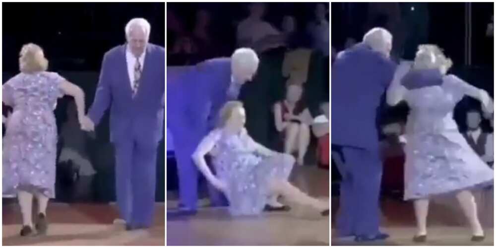 Old couple showcase great dance skill despite their age, crowd can't get enough of it