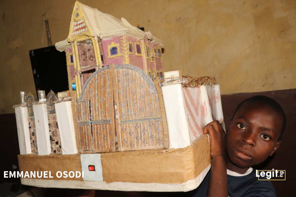 Meet Sikiru Adeyemi, the JSS1 student who designed a house from waste items