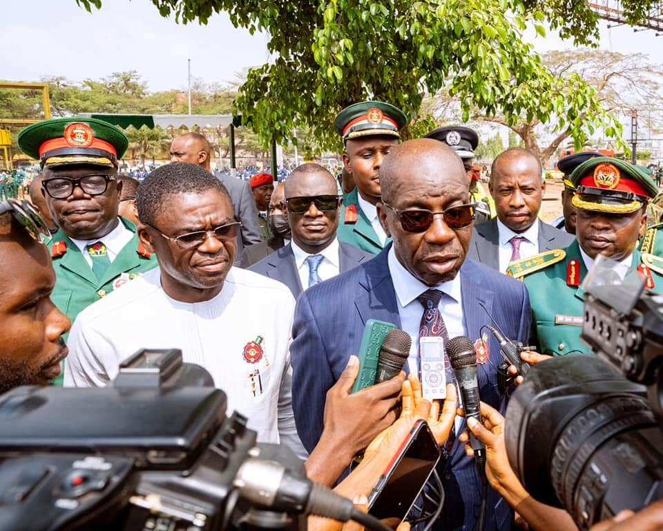 Gwamnan Edo, Godwin Obaseki. Gwamnan Edo, Godwin Obaseki.