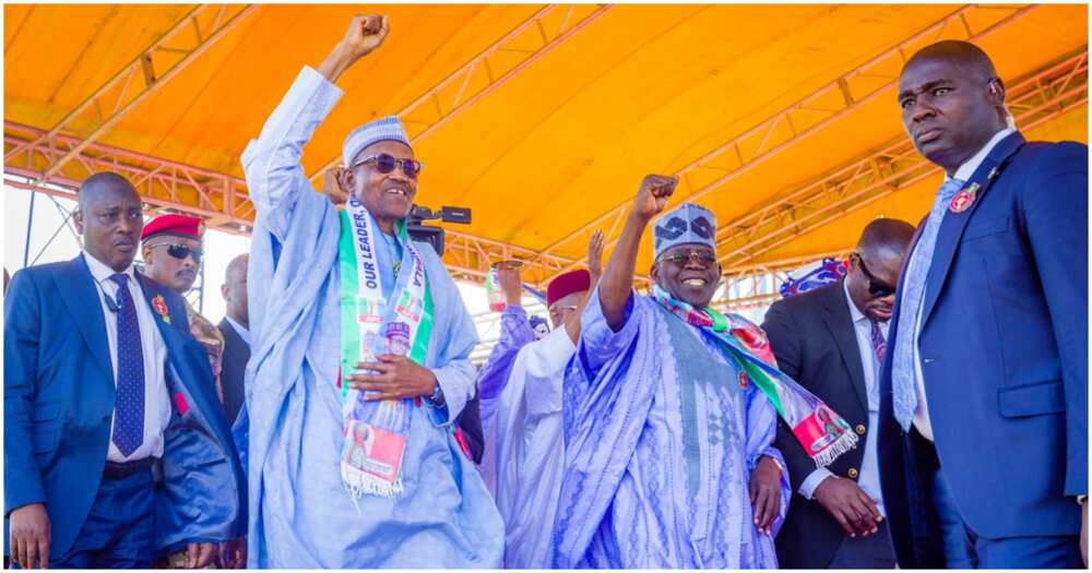 2023 presidential election, APC campaign rally, President Muhammadu Buhari