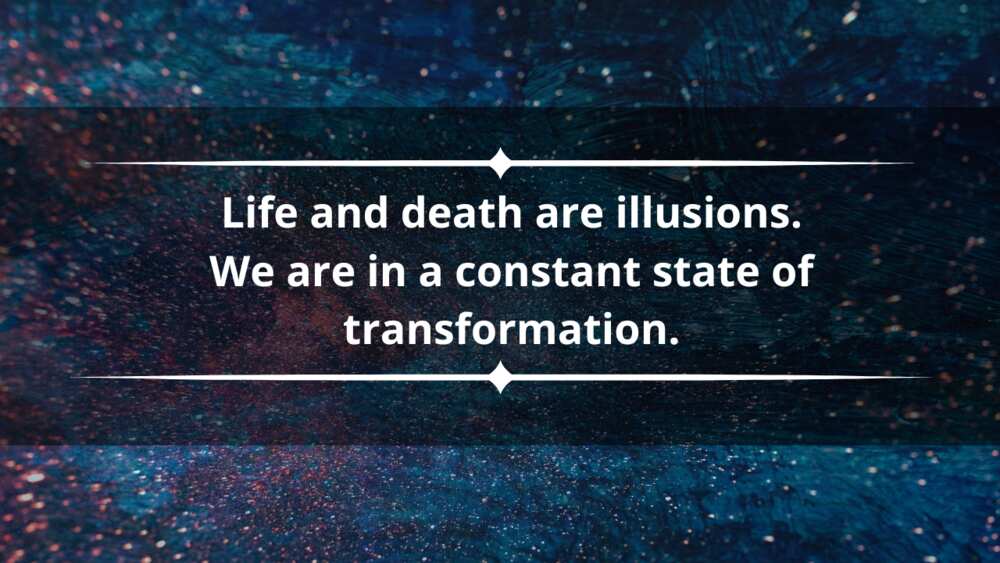 Deep quotes about life and death