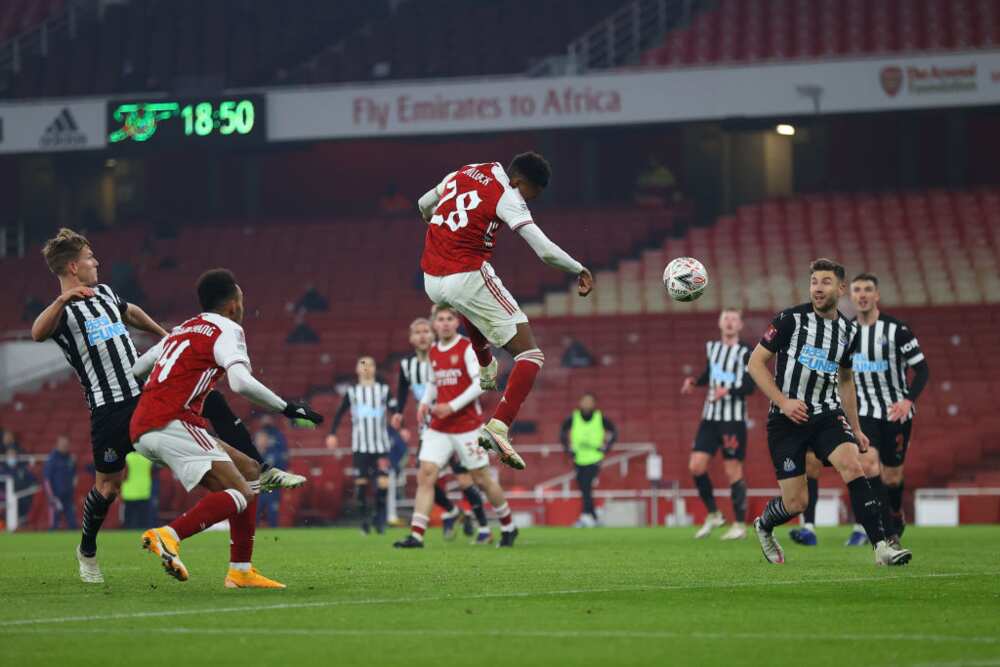 Arsenal vs Newcastle United: Aubameyang fires Gunners to Fa Cup 4th round