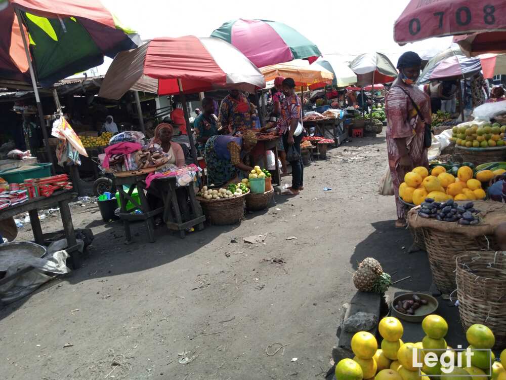 The cost price of fruits increased by over five percent. Photo credit: Esther Odili The cost price of fruits increased by over five percent. Photo credit: Esther Odili