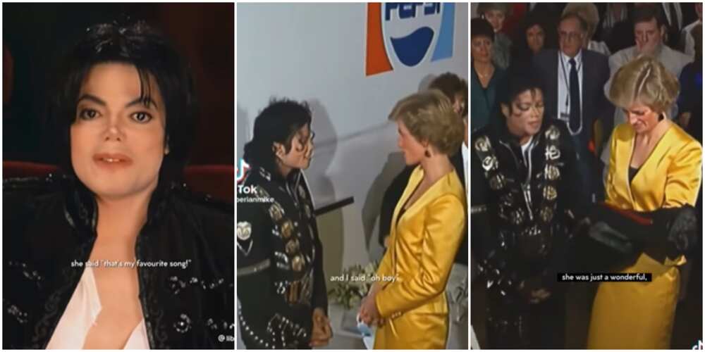 Michael Jackson spotted with Princess Diana