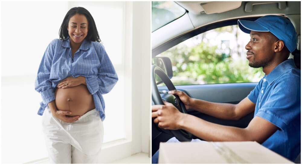 The Ghanaian lady confessed to have falling pregnant for her driver.