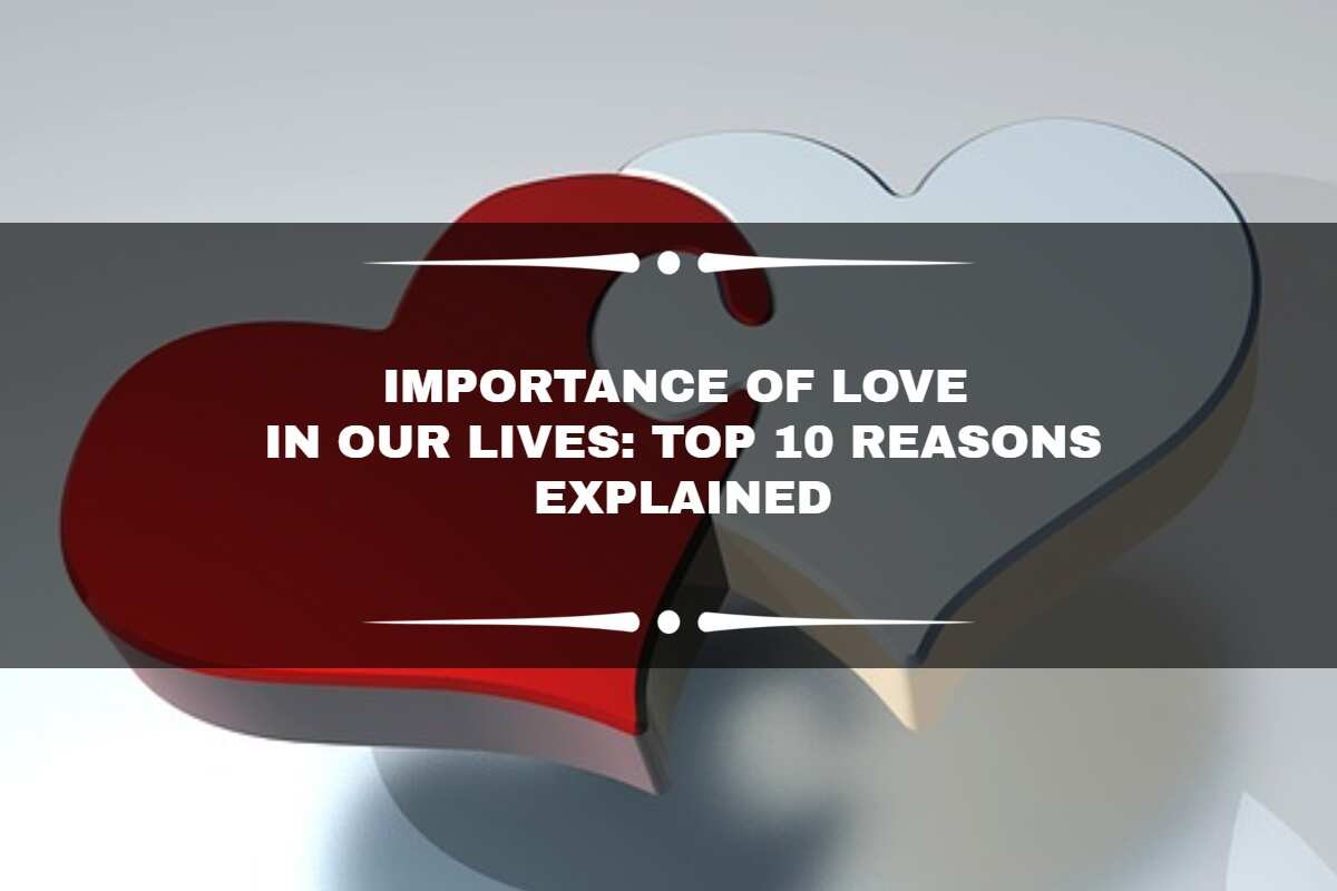 Importance of love in our lives Top 10 reasons explained Legit.ng