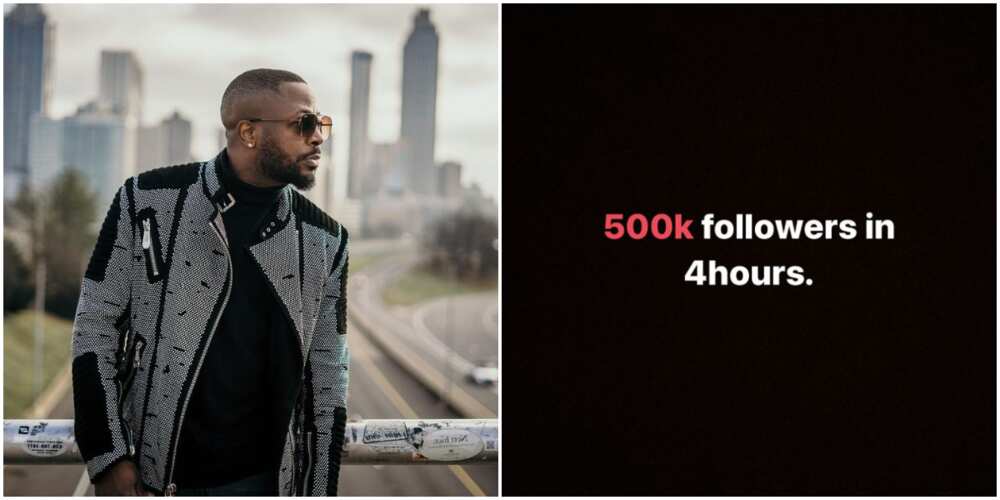 Celebrity blogger Tunde Ednut returns to Instagram, hits 500k followers in 4 hours