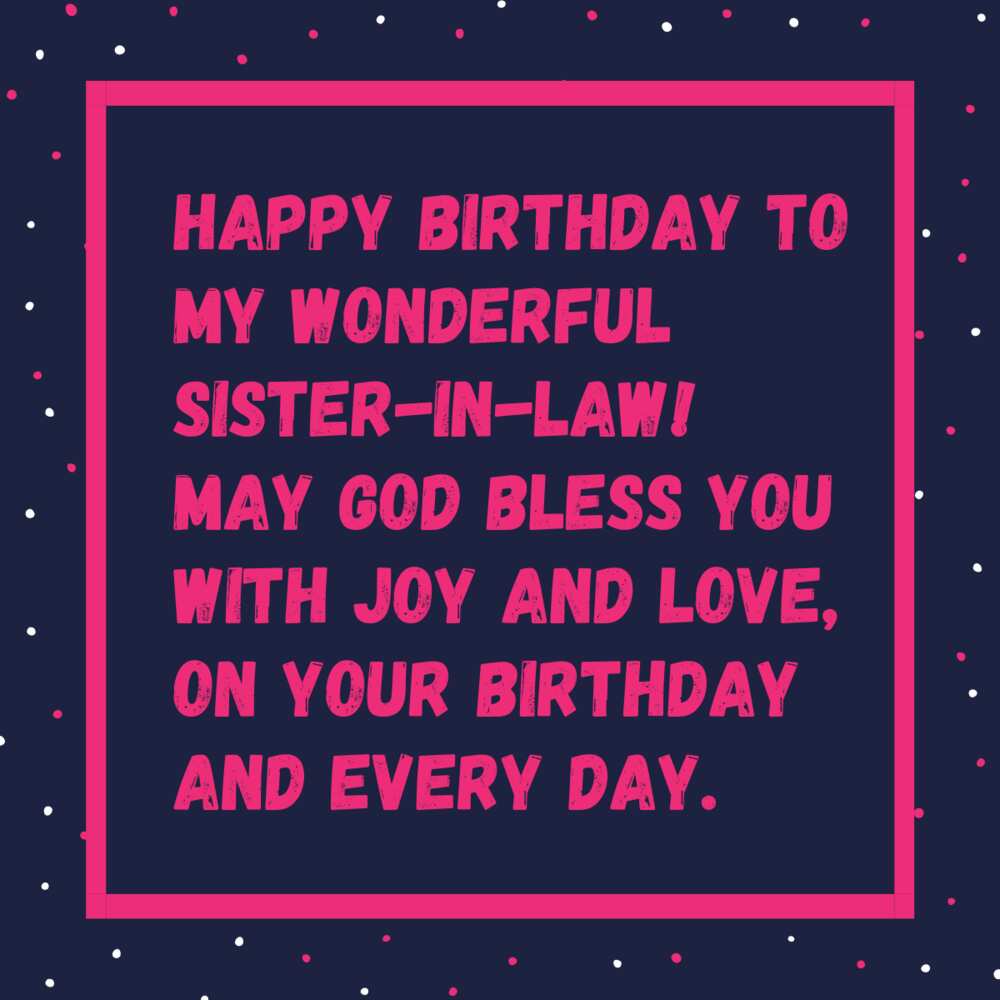 happy birthday quotes for sister in law