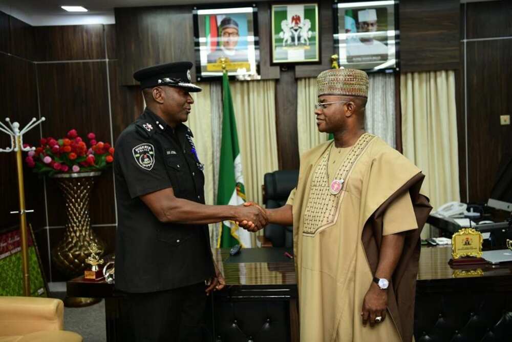 Kogi new CP visits Gov Bello, lauds supports to security agencies