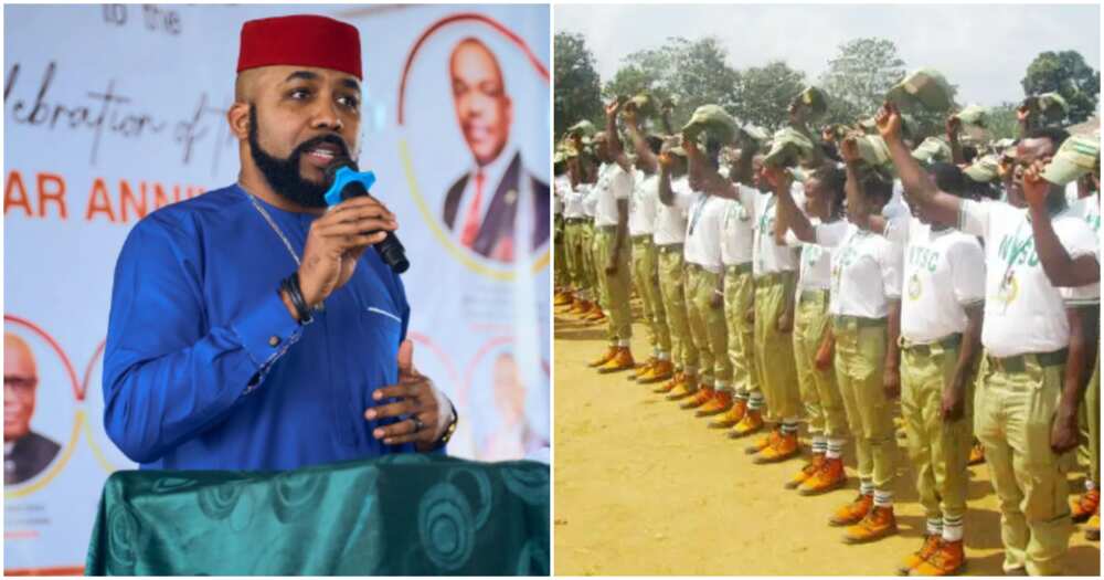 Photos of Banky W and NYSC