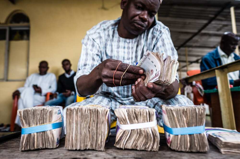 Black market, currency, naira Africa