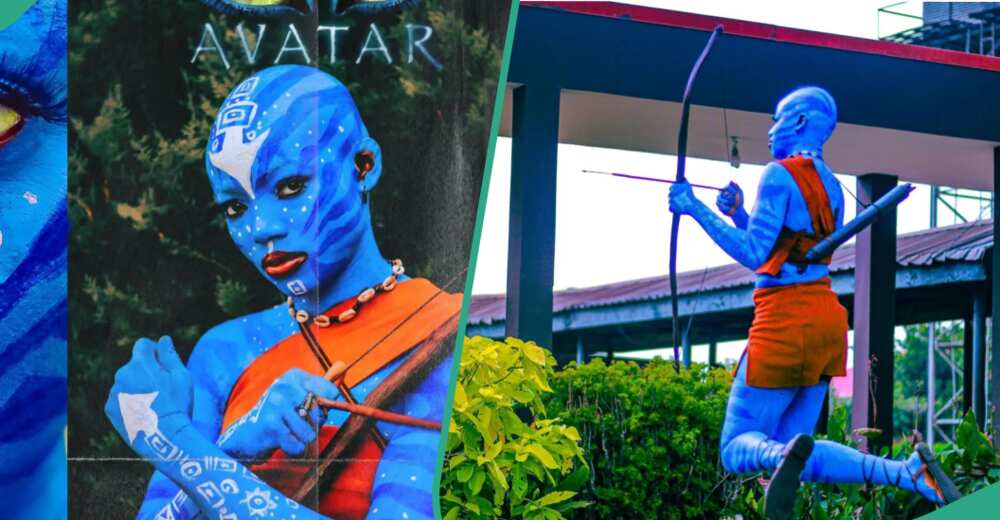 Uniben student adorns Avatar-themed attire