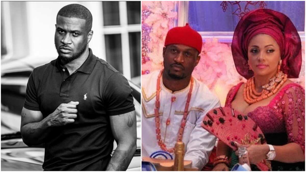 Image result for Peter Okoye and wife mark 5th wedding anniversary