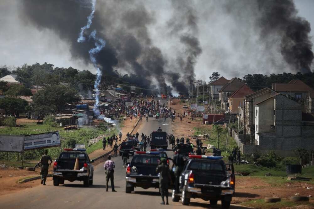 Tension in Anambra state as police station is set ablaze