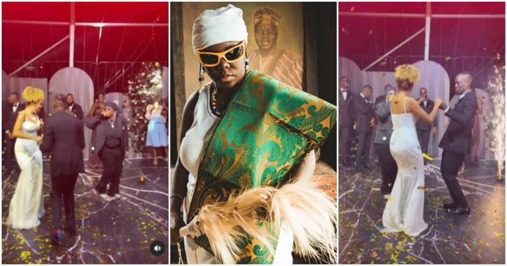 Videos of Teni performing at the wedding of Governor Abdulrazaq's son