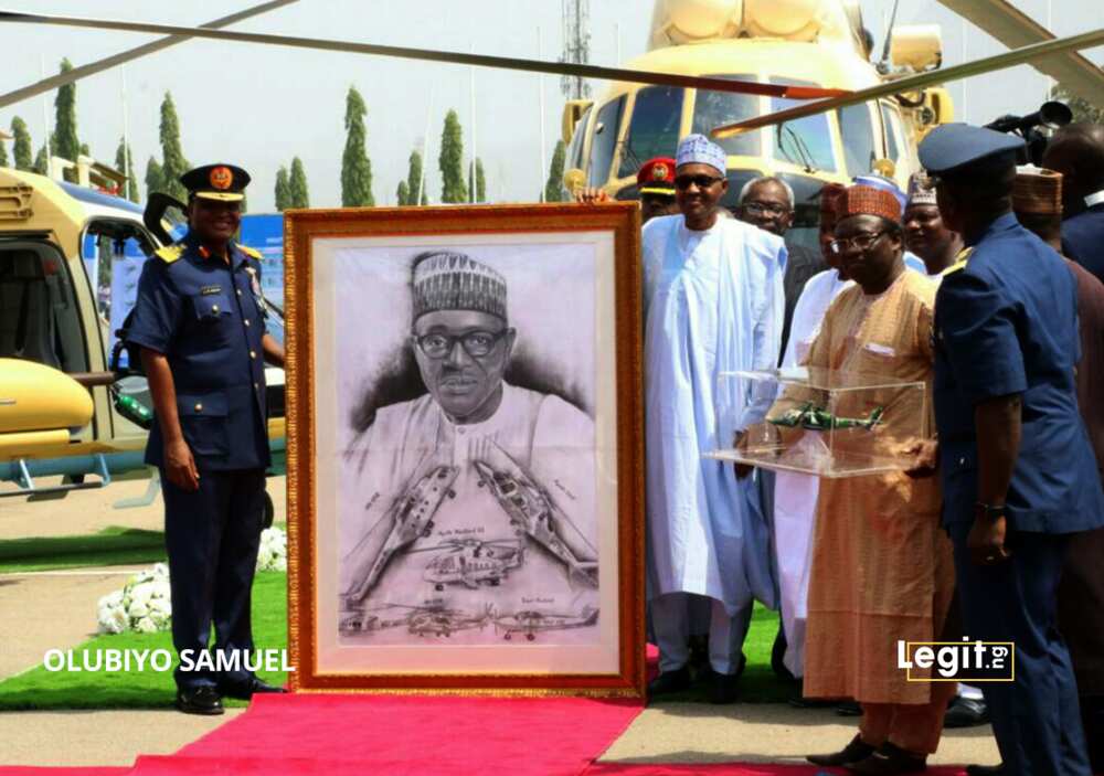 Buhari ya rantsar da wasu sabbin jiragen yaki 3 na rundunar Sojan sama Buhari ya rantsar da wasu sabbin jiragen yaki 3 na rundunar Sojan sama