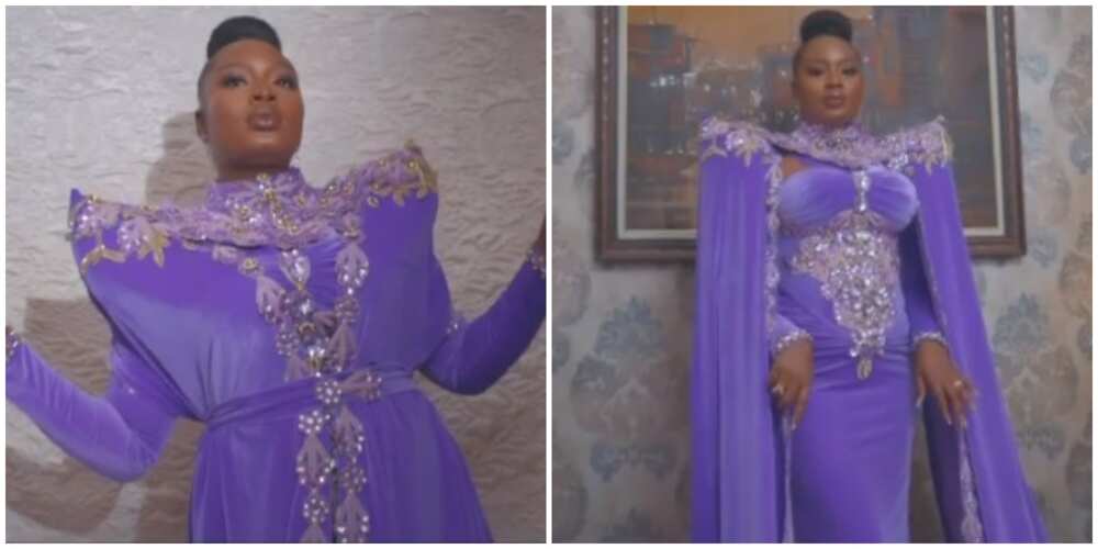 Photos of Mo Bimpe in the transformer dress. Photos of Mo Bimpe in the transformer dress.