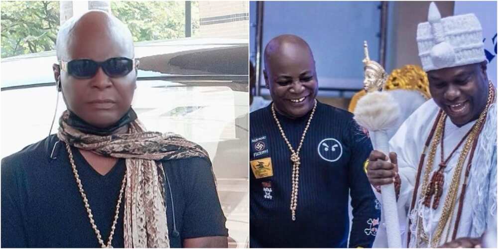 Charly Boy and Ooni of Ife