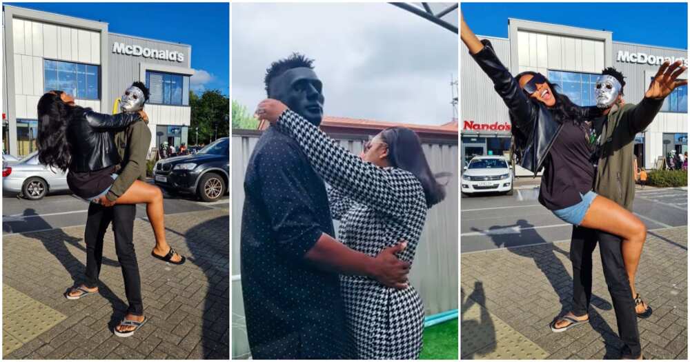 Toyin Lawan, hubby, Segun Wealth, 1st wedding anniversary Toyin Lawan, hubby, Segun Wealth, 1st wedding anniversary