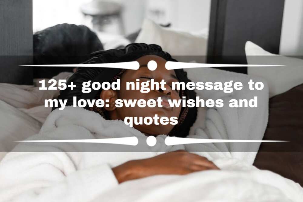 Long good night message to my love