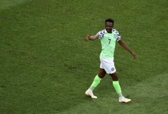 Super Eagles captain Ahmed Musa