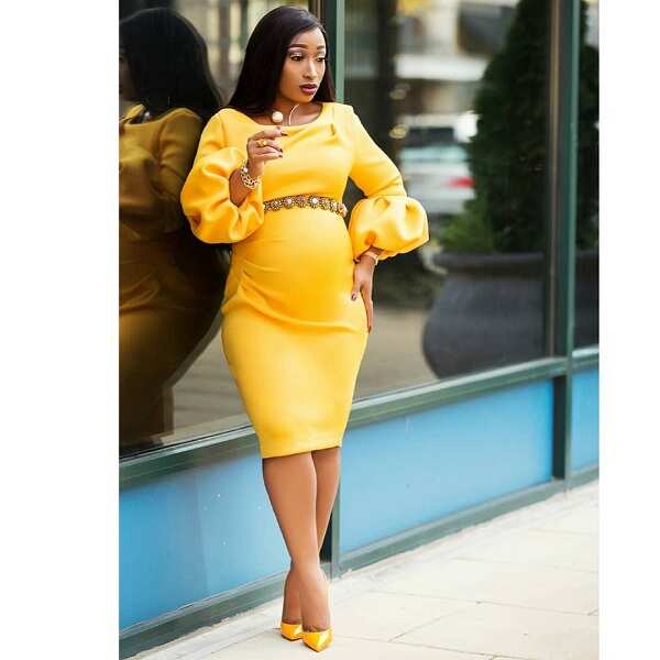 ankara gowns for pregnant ladies