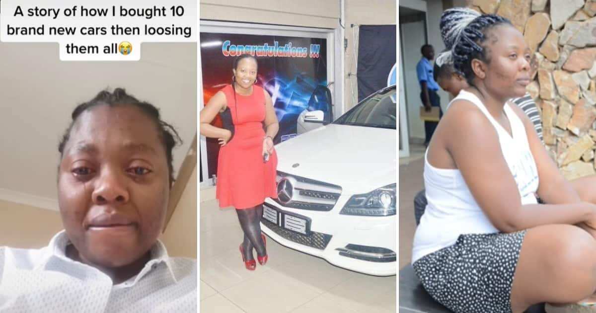 Watch this woman tell her story of how she lost 10 brand new cars she bought when luck turned