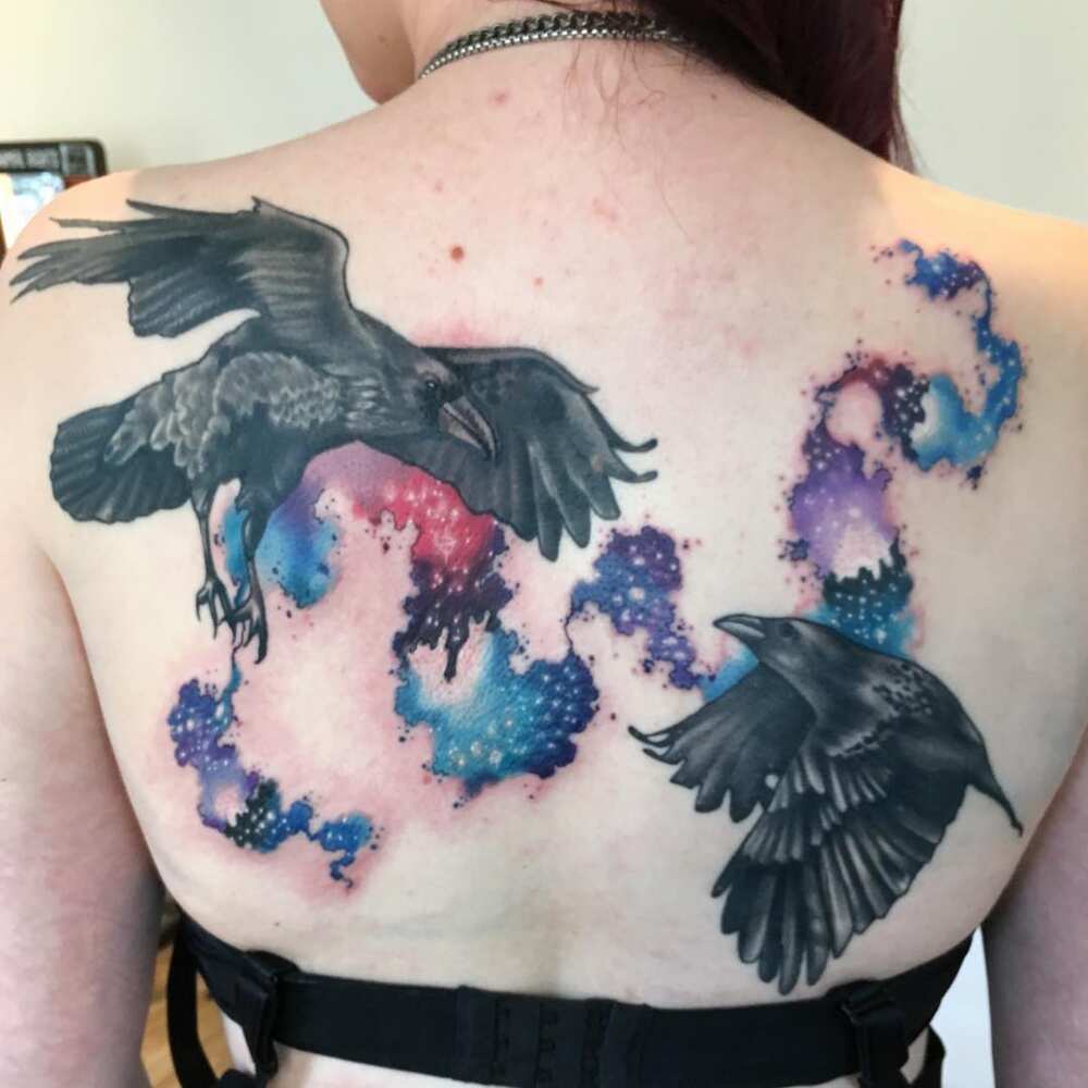 Raven tattoo