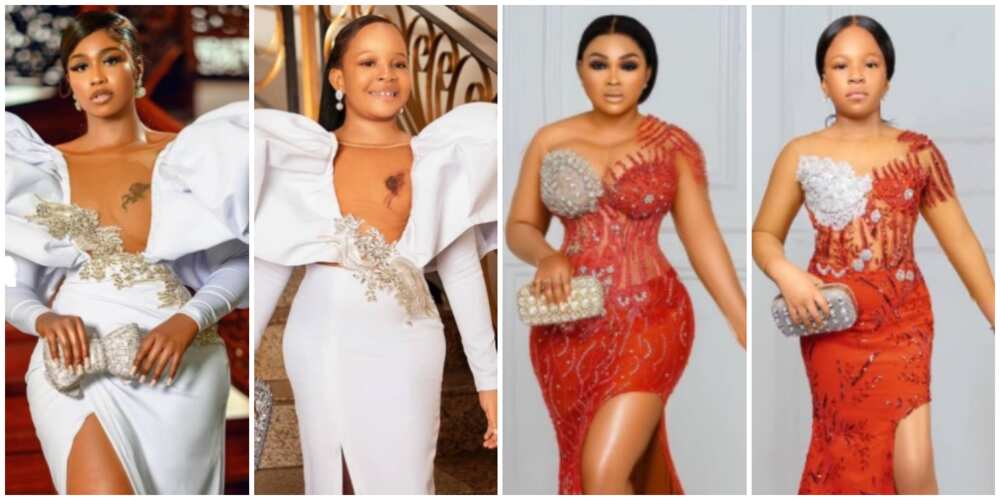 Photos of Olayinka and some celebrity looks.