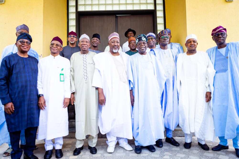 Tinubu, APC governors and Abuja.