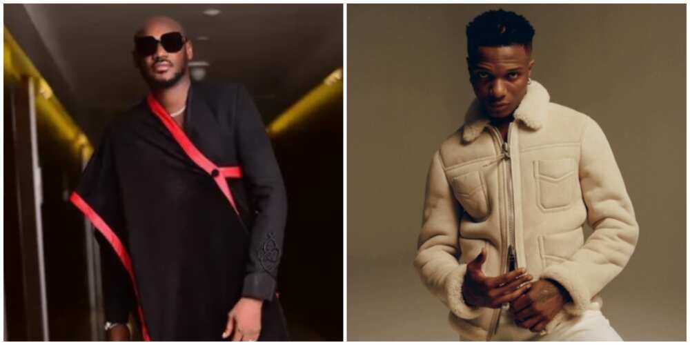 Photos of 2baba and Wizkid.