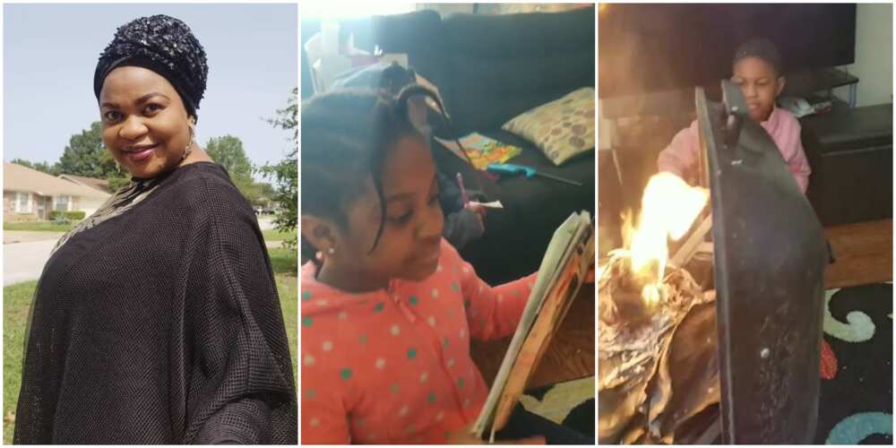 Texas power outage: Actress Mistura Asunranmu, kids burn papers on grill in living room to stay warm