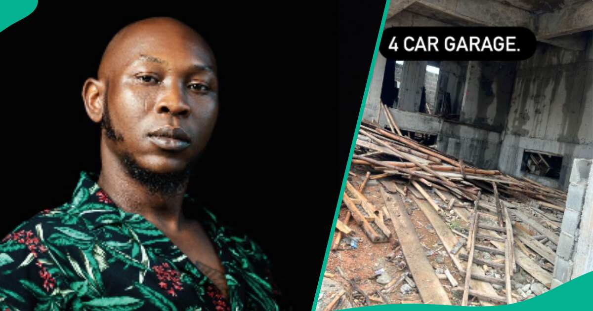 See how Seun Kuti flaunted his uncompleted mansion amid claims that he's poor, video triggers reactions