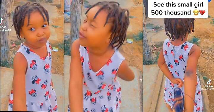 Little girl confronts debtor, N500,000 debt