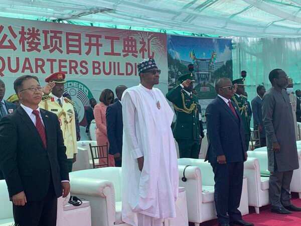Buhari with ECOWAS leaders in Abuja