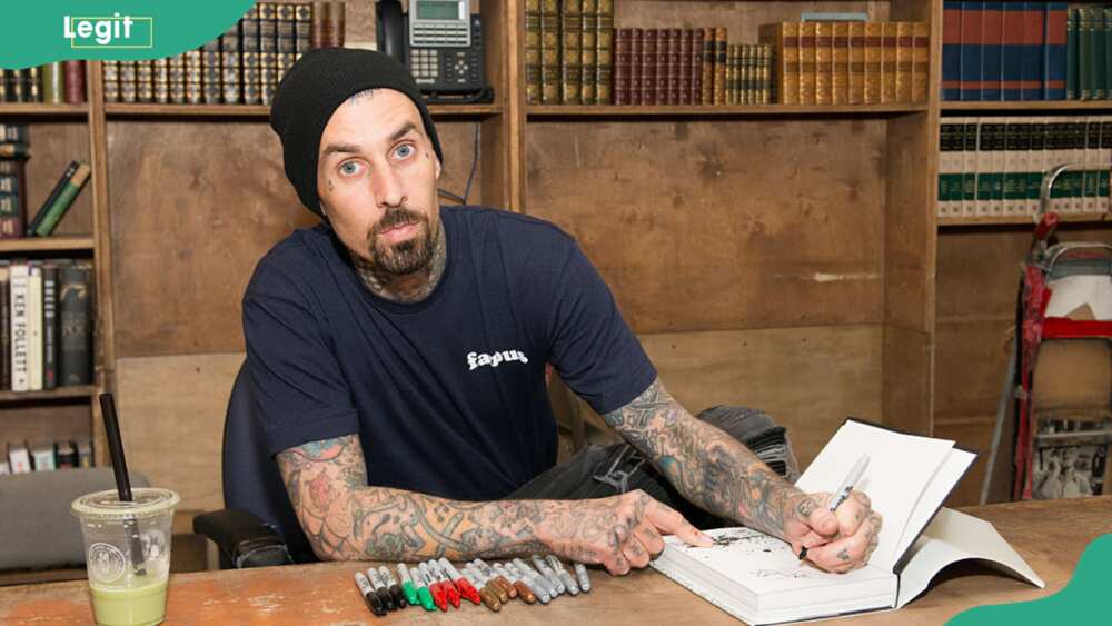 Travis Barker s age nationality family hometown net worth