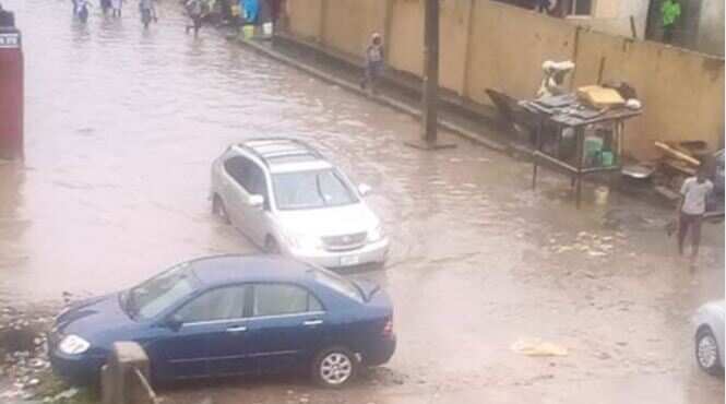 Save us from drowning - Lagos residents beg as flood takes over community