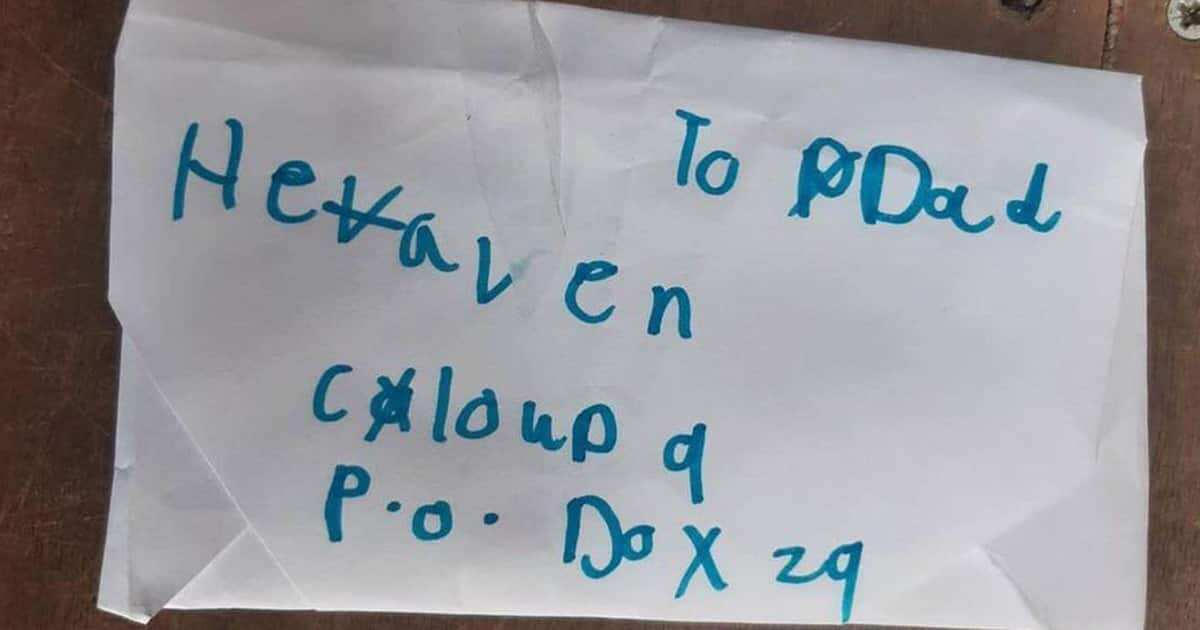 Kind mailman returns Father's Day letter sent by little girl to her late dad in heaven