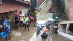 Photos emerge as flood wreaks havoc in Lagos, NEMA reacts
