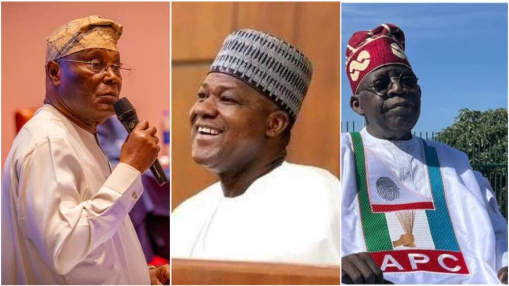 Atiku, Dogara da Tinubu