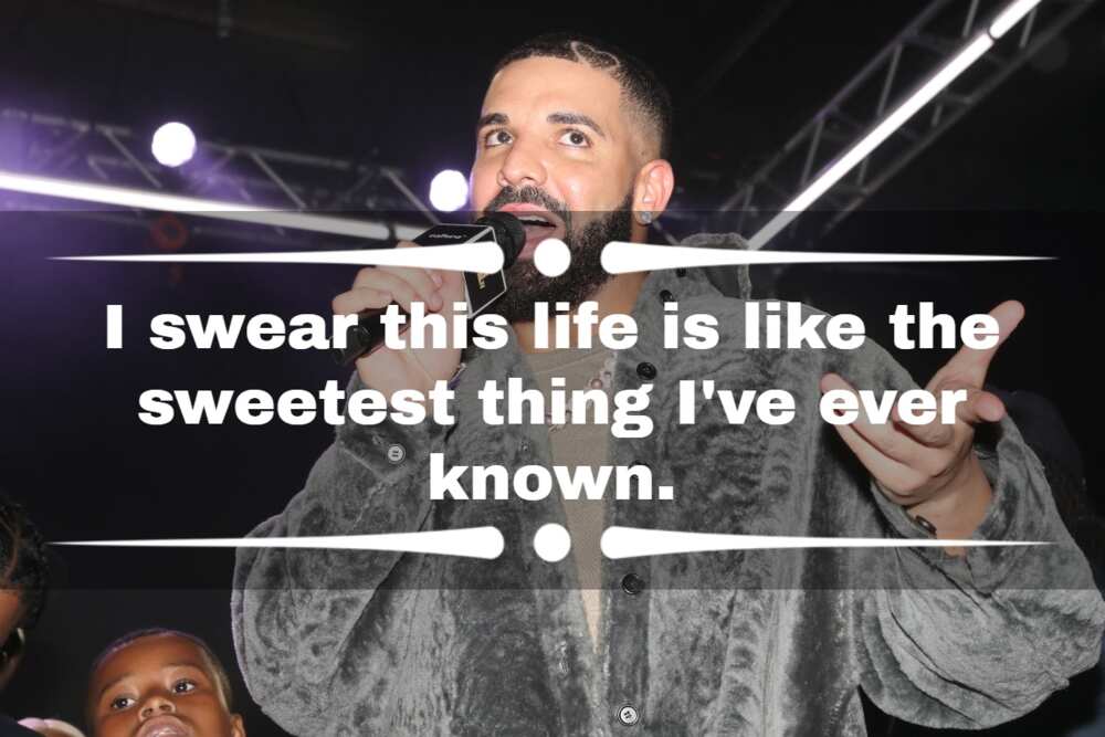 Drake's lyrics about love