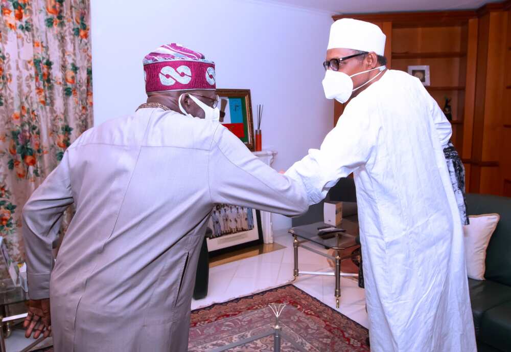 Uncertainty as President Buhari holds meeting with Bola Tinubu